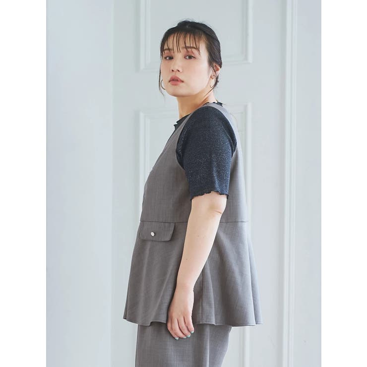 [SET]ZIPベスト×ワイドパンツ | Re-J＆SUPURE | 詳細画像9 