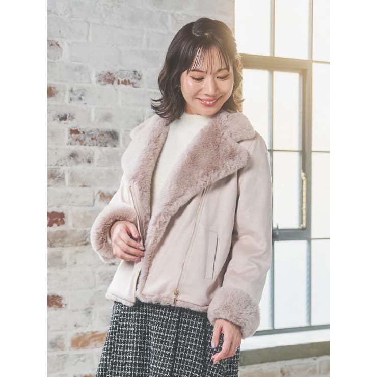 フェイクスエードライダースジャケット | Re-J＆SUPURE | 詳細画像22 