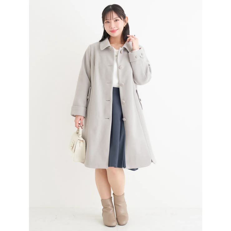 2WAYウール混フェイクファーコート | Re-J＆SUPURE | 詳細画像26 