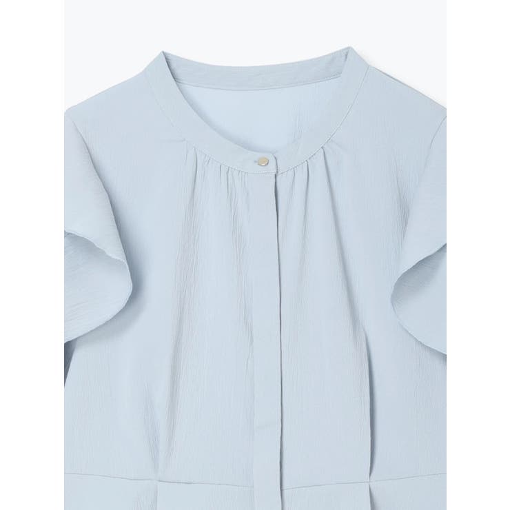 WEB限定】ラッフルフリルスリーブチュニック[品番：PLMW0014119