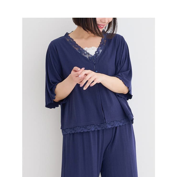 ルームウェア 裾レースカーディガン | Re-J＆SUPURE | 詳細画像13 