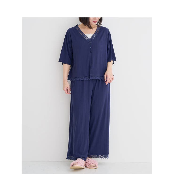 ルームウェア 裾レースカーディガン | Re-J＆SUPURE | 詳細画像17 