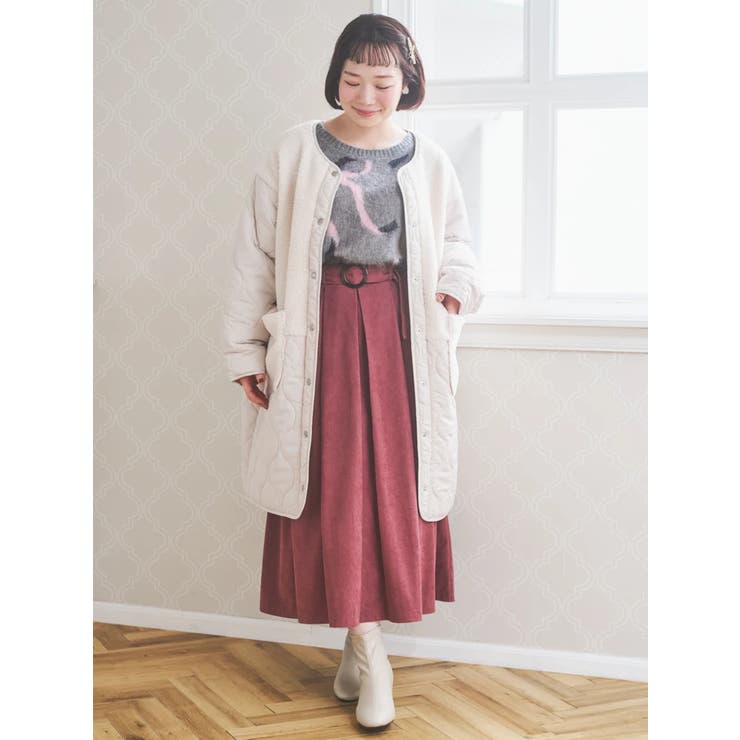 ボア切り替えキルティングコート | Re-J＆SUPURE | 詳細画像17 