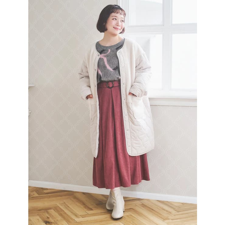 ボア切り替えキルティングコート | Re-J＆SUPURE | 詳細画像18 