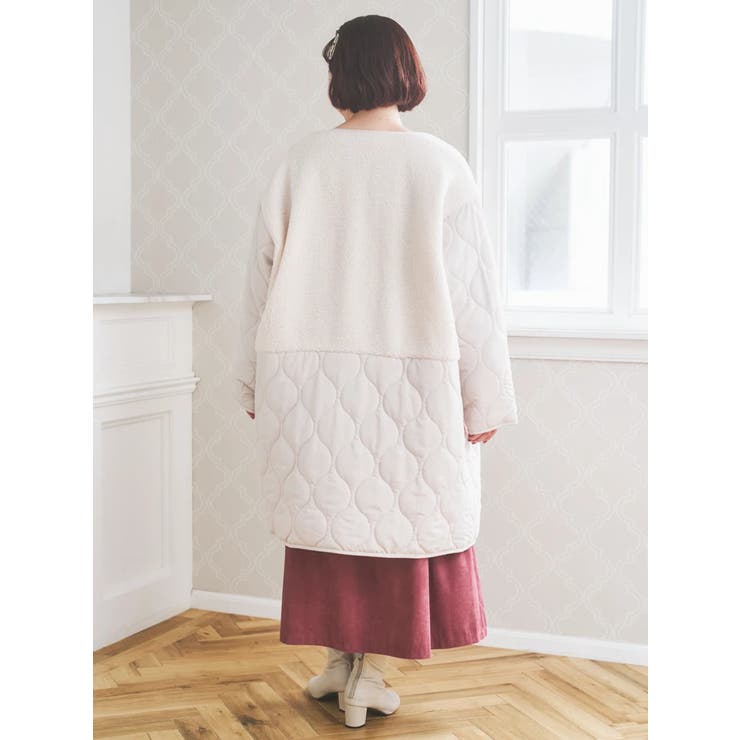 ボア切り替えキルティングコート | Re-J＆SUPURE | 詳細画像20 