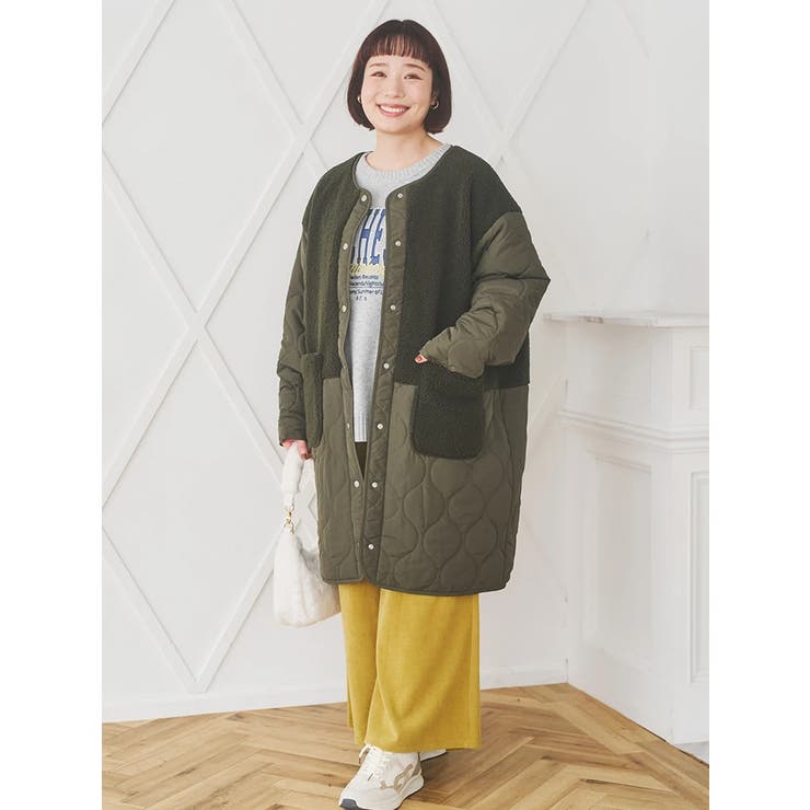 ボア切り替えキルティングコート | Re-J＆SUPURE | 詳細画像27 