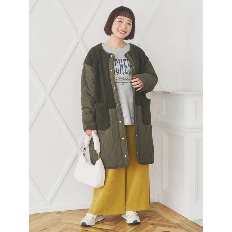 ボア切り替えキルティングコート | Re-J＆SUPURE | 詳細画像28 