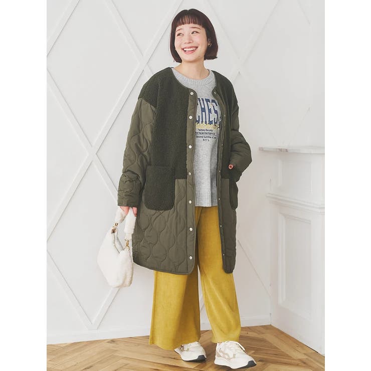 ボア切り替えキルティングコート | Re-J＆SUPURE | 詳細画像29 