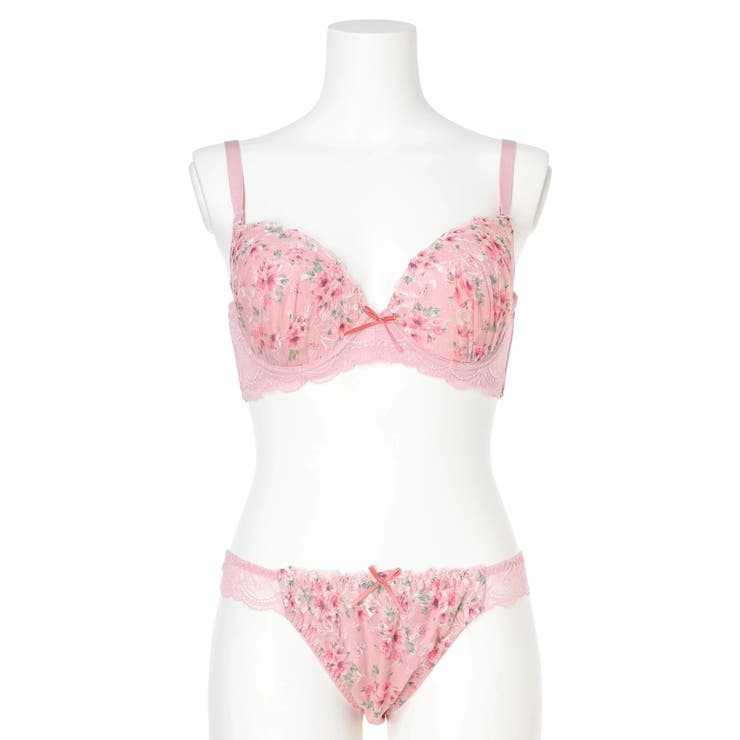 [D85-I95］プリントフラワーブラ＆ショーツ(モールドカップ) | Re-J＆SUPURE | 詳細画像2 