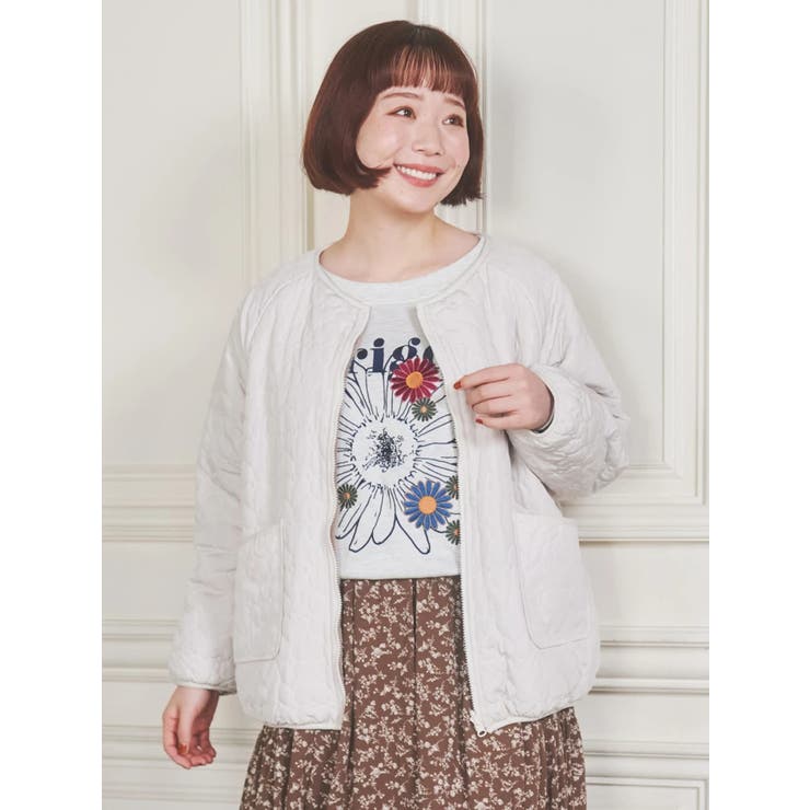 [2WAY]ハートキルト×ファーリバーシブルジャケット | Re-J＆SUPURE | 詳細画像2 