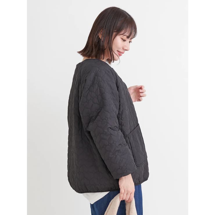 [2WAY]ハートキルト×ファーリバーシブルジャケット | Re-J＆SUPURE | 詳細画像34 