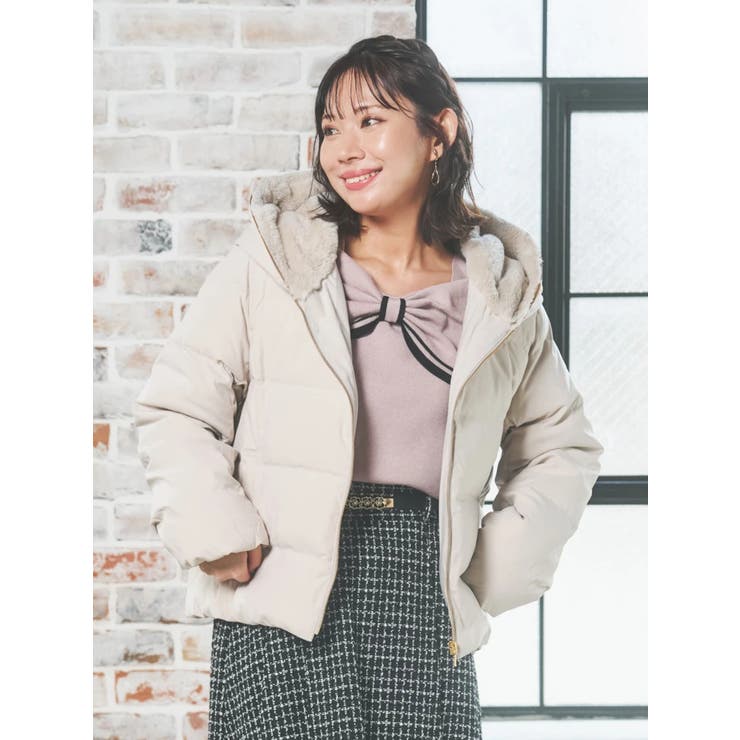 フェイクファーフードショートダウン | Re-J＆SUPURE | 詳細画像2 