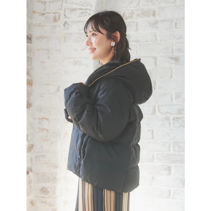 フェイクファーフードショートダウン | Re-J＆SUPURE | 詳細画像18 