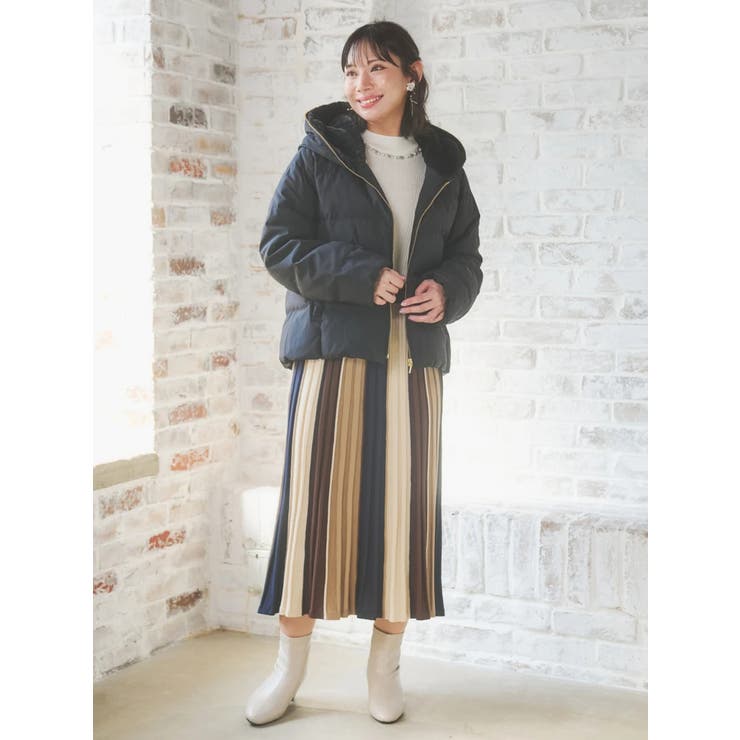 フェイクファーフードショートダウン | Re-J＆SUPURE | 詳細画像21 