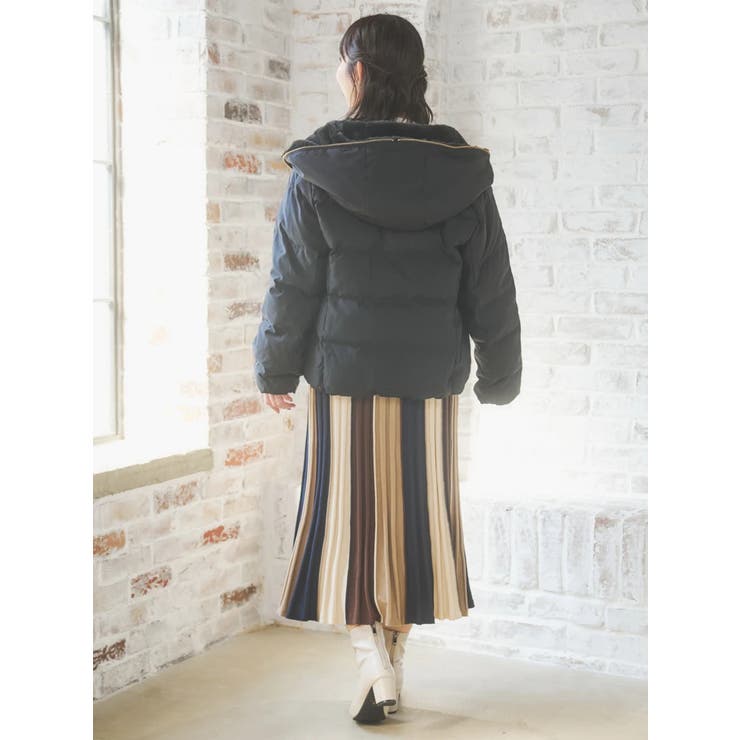 フェイクファーフードショートダウン | Re-J＆SUPURE | 詳細画像24 