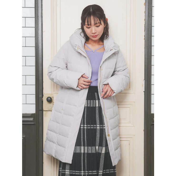 襟ボリュームロングダウンコート | Re-J＆SUPURE | 詳細画像2 