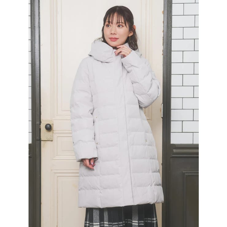 襟ボリュームロングダウンコート | Re-J＆SUPURE | 詳細画像4 