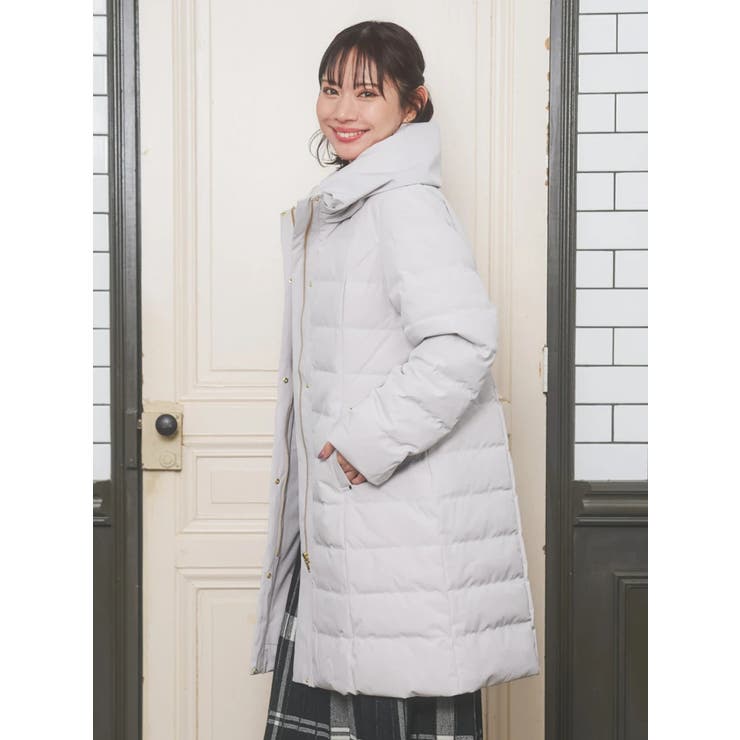 襟ボリュームロングダウンコート | Re-J＆SUPURE | 詳細画像5 