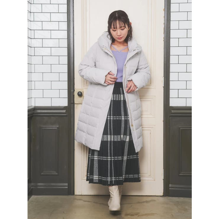 襟ボリュームロングダウンコート | Re-J＆SUPURE | 詳細画像8 