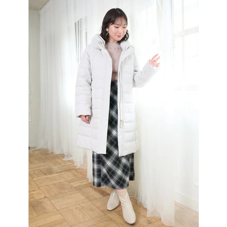 襟ボリュームロングダウンコート | Re-J＆SUPURE | 詳細画像10 