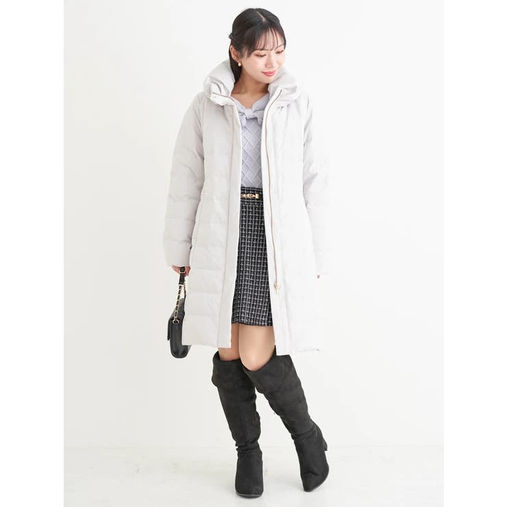 襟ボリュームロングダウンコート | Re-J＆SUPURE | 詳細画像11 