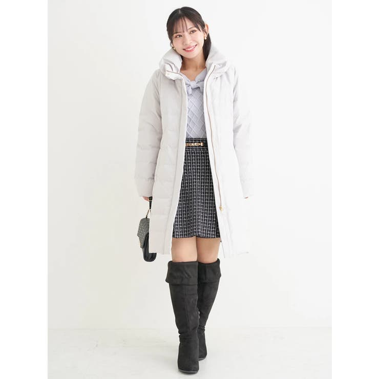 襟ボリュームロングダウンコート | Re-J＆SUPURE | 詳細画像12 