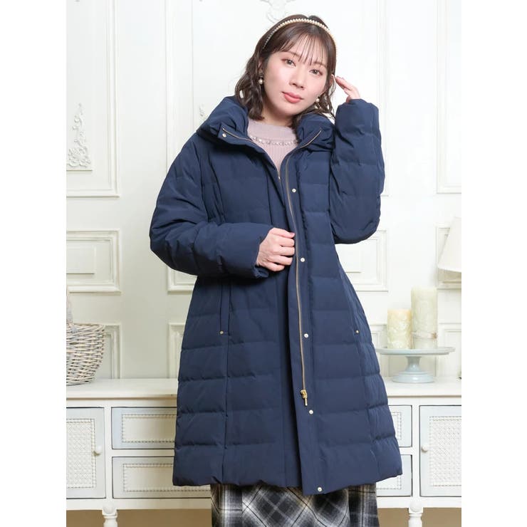 襟ボリュームロングダウンコート | Re-J＆SUPURE | 詳細画像13 