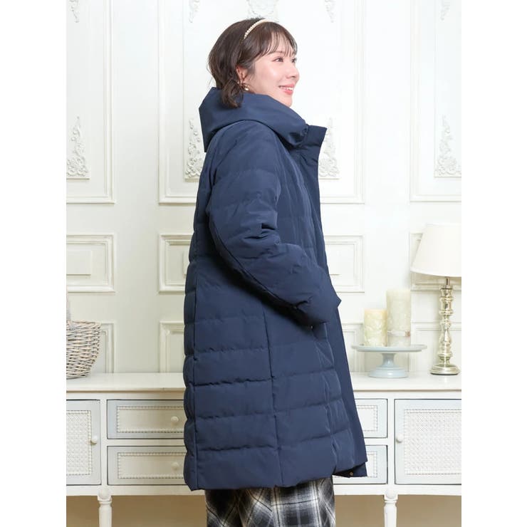 襟ボリュームロングダウンコート | Re-J＆SUPURE | 詳細画像15 