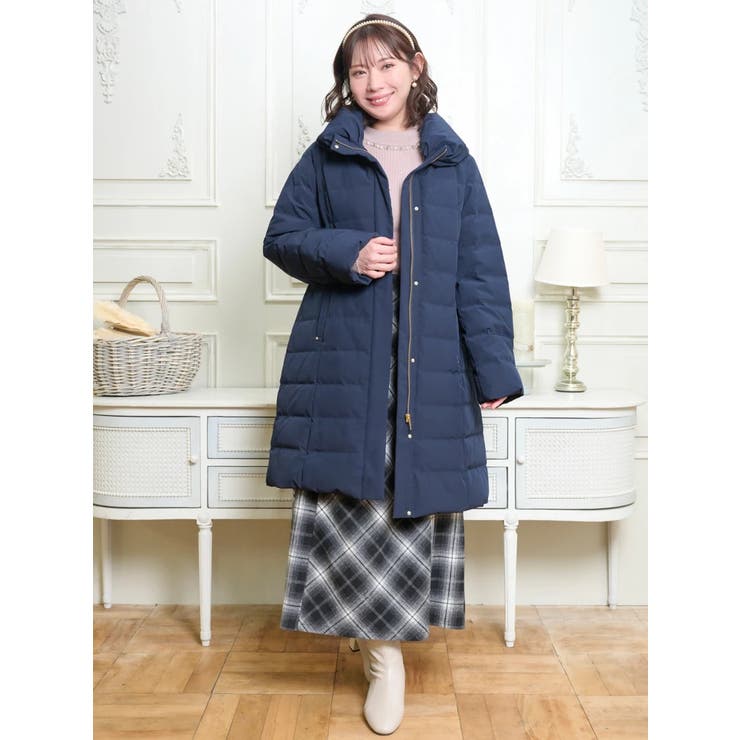 襟ボリュームロングダウンコート | Re-J＆SUPURE | 詳細画像17 