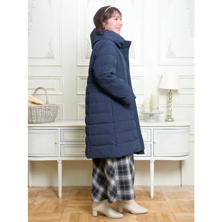 襟ボリュームロングダウンコート | Re-J＆SUPURE | 詳細画像20 