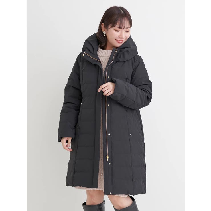 襟ボリュームロングダウンコート | Re-J＆SUPURE | 詳細画像23 