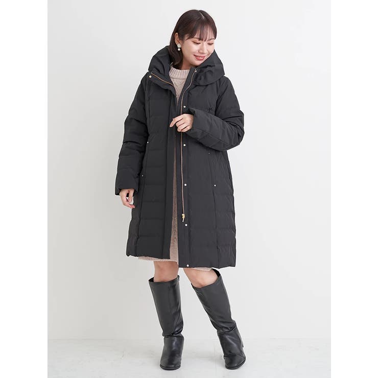 襟ボリュームロングダウンコート | Re-J＆SUPURE | 詳細画像25 