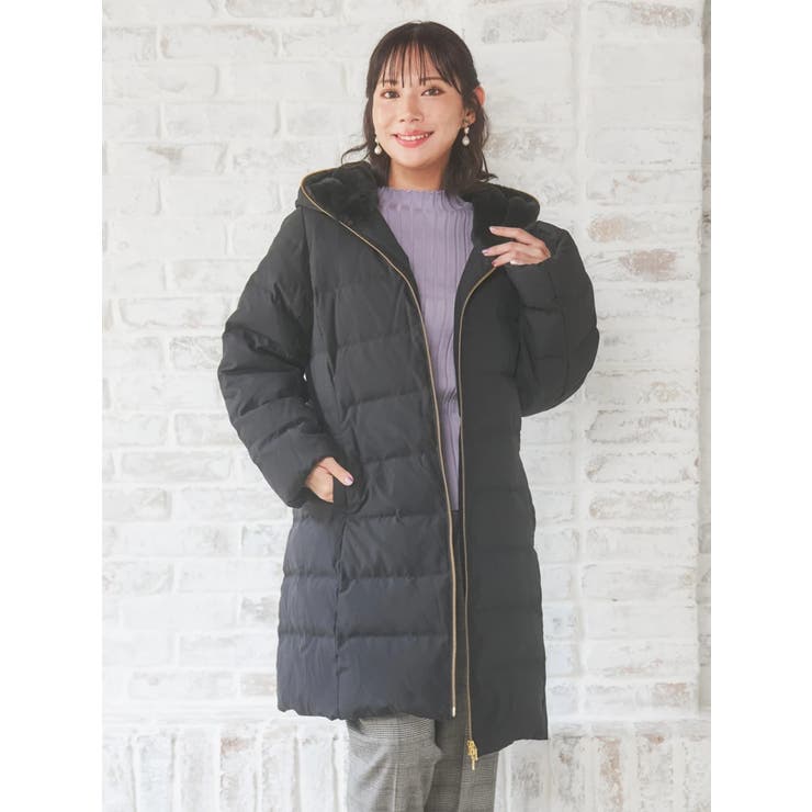 フェイクファーフードロングダウン | Re-J＆SUPURE | 詳細画像16 