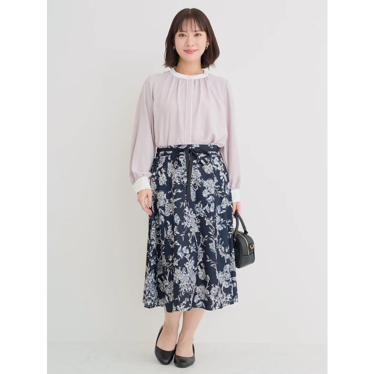 ラクケア 配色パイピングブラウス | Re-J＆SUPURE | 詳細画像39 