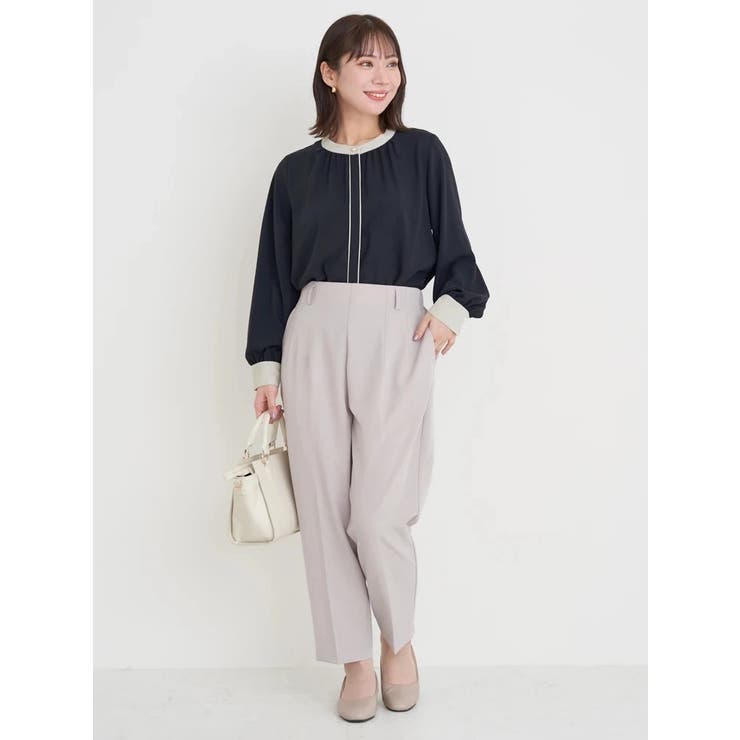 ラクケア 配色パイピングブラウス | Re-J＆SUPURE | 詳細画像53 