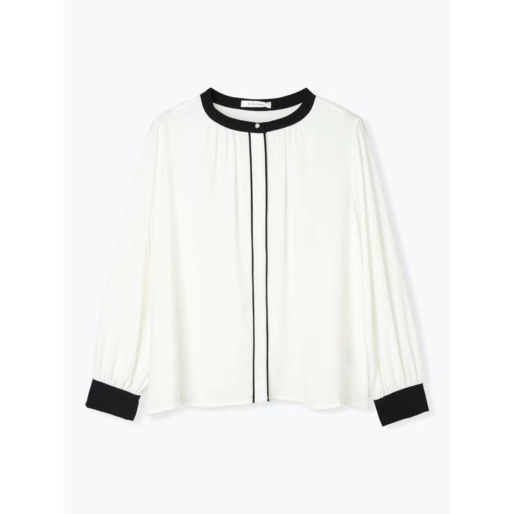 ラクケア 配色パイピングブラウス | Re-J＆SUPURE | 詳細画像57 