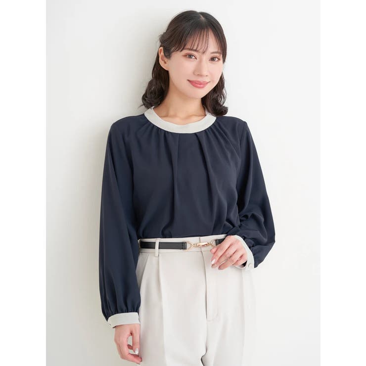 【マルチWAY】ラクケア パールアクセサリー付きボウタイブラウス | Re-J＆SUPURE | 詳細画像28 