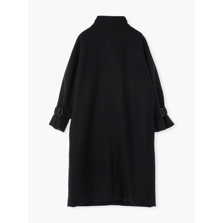 フェイクウールスタンドネックロングコート | Re-J＆SUPURE | 詳細画像34 