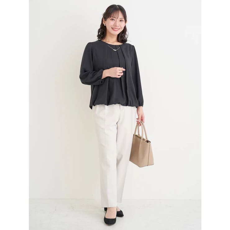 ラクケア アクセサリー付きタックバルーンブラウス | Re-J＆SUPURE | 詳細画像27 