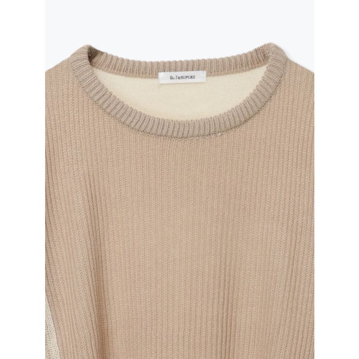 パッチワークニットプルオーバー | Re-J＆SUPURE | 詳細画像30 