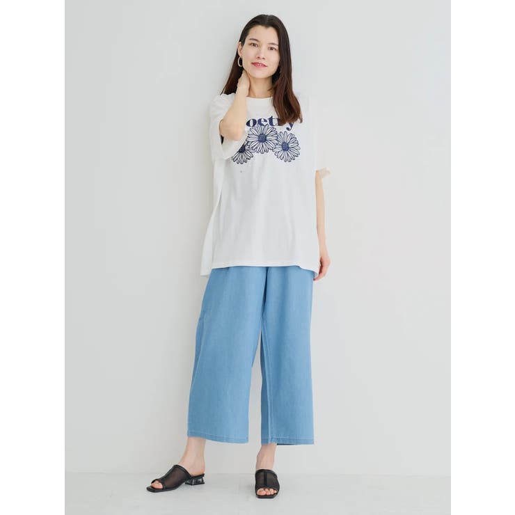 フラワー刺繍×ラインストーンTシャツ | Re-J＆SUPURE | 詳細画像23 