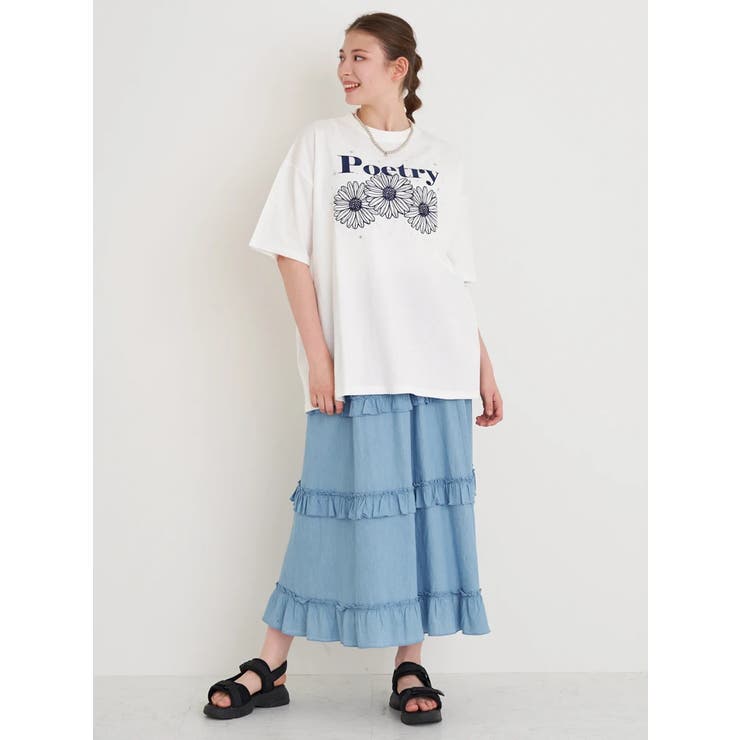 フラワー刺繍×ラインストーンTシャツ | Re-J＆SUPURE | 詳細画像31 