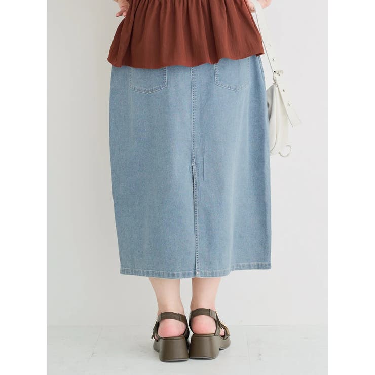 ラインストーンデニムナロースカート | Re-J＆SUPURE | 詳細画像28 