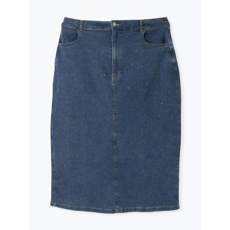 ラインストーンデニムナロースカート | Re-J＆SUPURE | 詳細画像42 