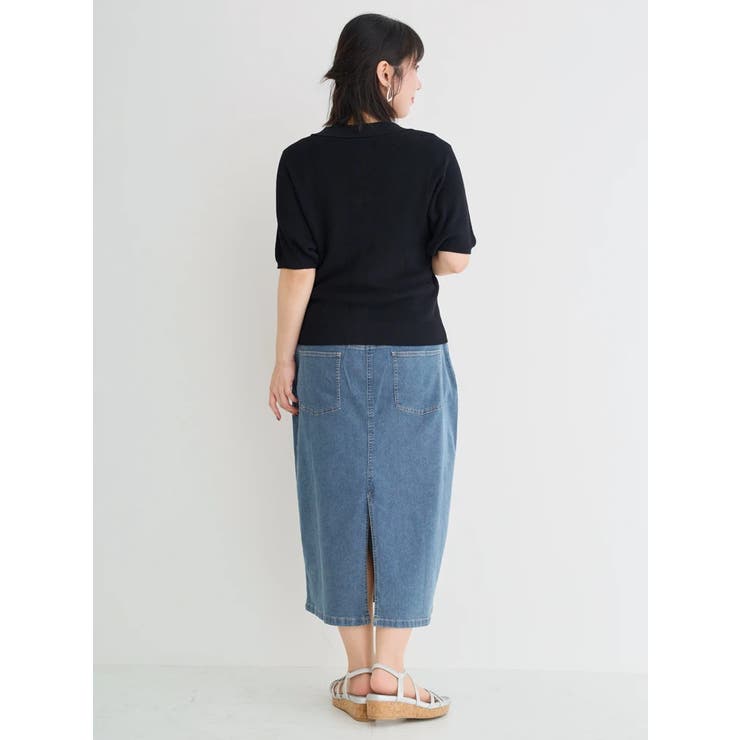 ラインストーンデニムナロースカート | Re-J＆SUPURE | 詳細画像59 