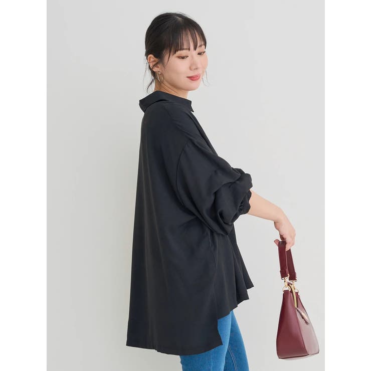 袖タックスキッパーシャツチュニック | Re-J＆SUPURE | 詳細画像21 