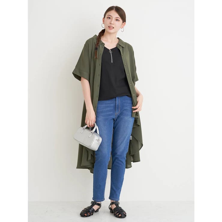 ハーフZIPリブタンクトップ | Re-J＆SUPURE | 詳細画像10 