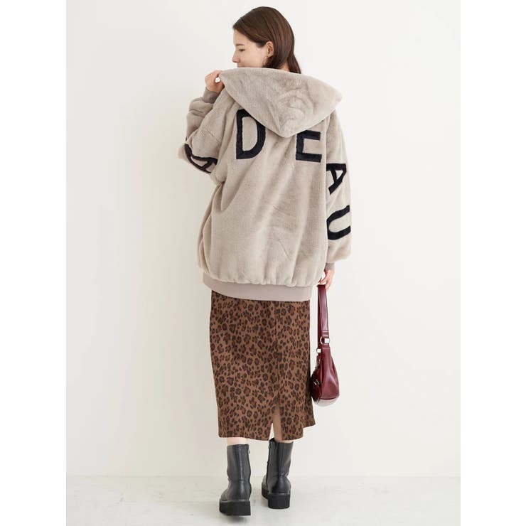 バックロゴフェイクファーパーカーブルゾン | Re-J＆SUPURE | 詳細画像20 