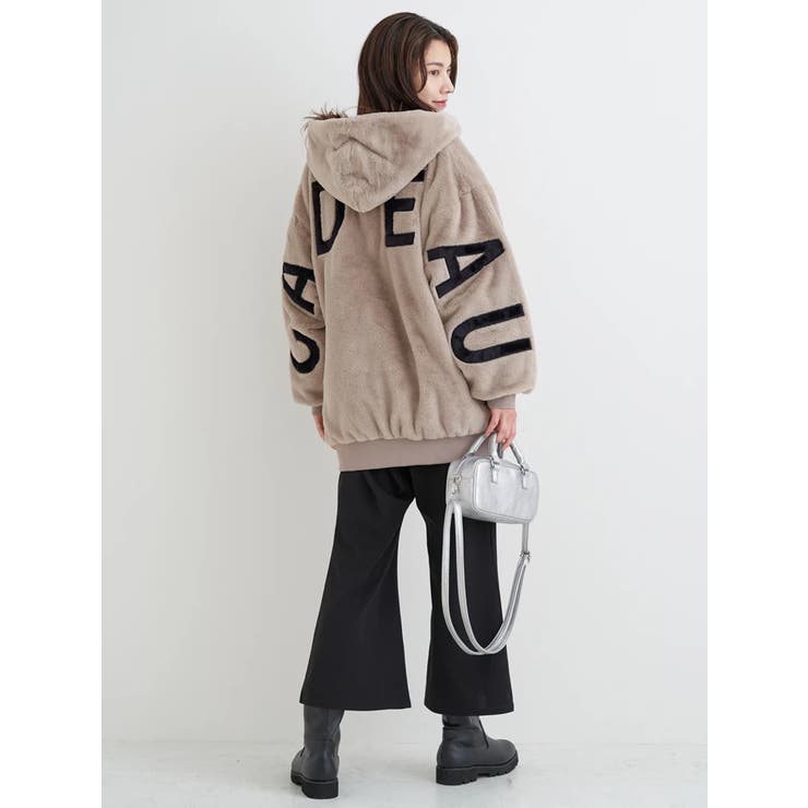 バックロゴフェイクファーパーカーブルゾン | Re-J＆SUPURE | 詳細画像22 