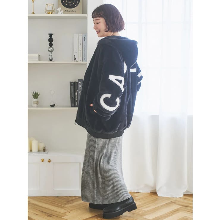 バックロゴフェイクファーパーカーブルゾン | Re-J＆SUPURE | 詳細画像41 